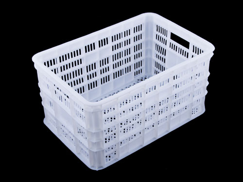 LogisitcX Vented Draining Crate 75L
